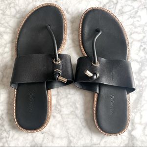 Vince Caelan Sandal Black Sz 7